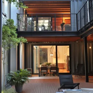 Sleek Shipping Container Paradise