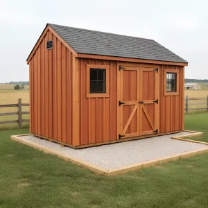 Prairie Slate-Gable Tool Shed
