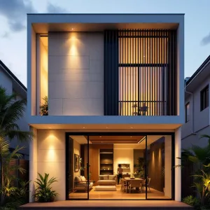 Geometric Grace: A Thai Contemporary Wonder