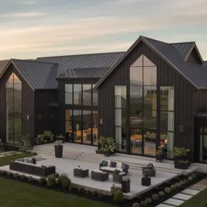 Gabled Grandeur Under the Open Sky
