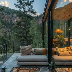Cabin With Indoor-outdoor Living Spaces