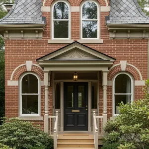 Little Red Brick Marvel in the Greenery
