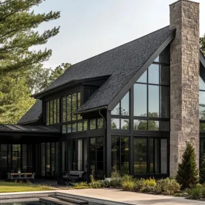 The Glass Gable Grandeur: A Modern Eden