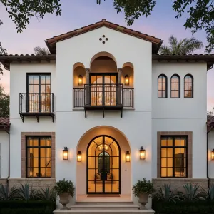 Amber Glow Portico Villa