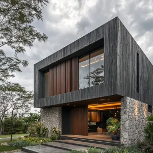 The Boxy Hideaway with a Stone-Faced Smile