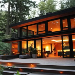 Flat Roof Fiesta: Twilight Tranquility