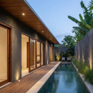 Tropical Courtyard Villa With Lap Pool