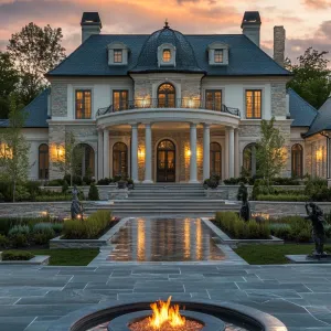 Preview of Illuminated Château at Dusk