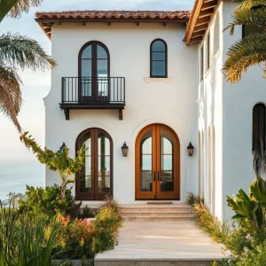 Arched Wooden Doors and Window Frames