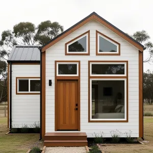 Cozy Cabin with Geometric Flair