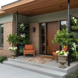Cozy Nook with Blossoming Terrace