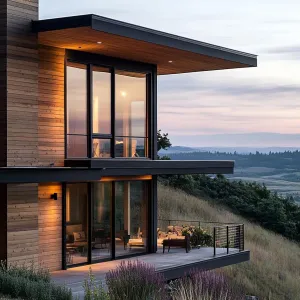 Cedar Hoverline Hillside Retreat