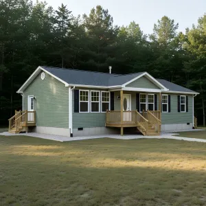 Lodgeleaf Ranch With Porch Railings