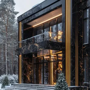 Black Marble Symphony: The Winter Gem
