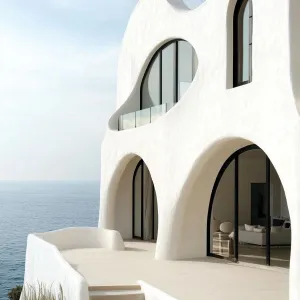 Oceanfront House with Dreamy Arches