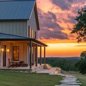 Whimsical Sunset Lodge