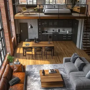 Lofted Bedroom