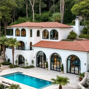 Architectural Symphony in the Italian Hills