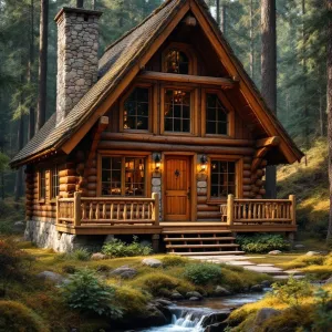 Serene Timber Escape: The Rustic Retreat