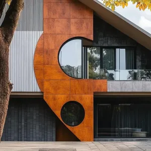 Architectural Wonder With Circular Flair