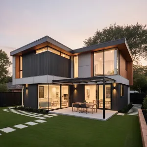 Evening Terrace Under Glass
