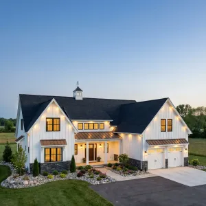 Copper Accented White Barnstyle Haven