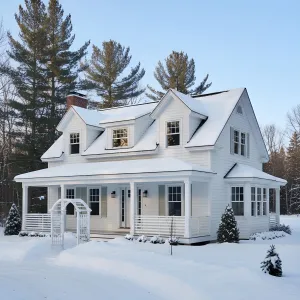 Powder-White Veranda Dormer Haven