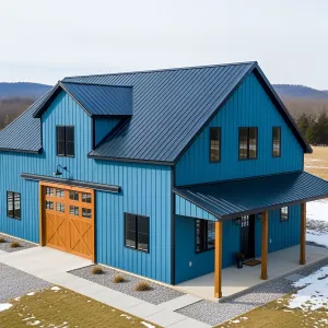 Big Blue Bliss: A Barnhouse Retreat