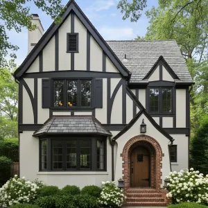 Inkwash Timbers with Brick Arch Welcome