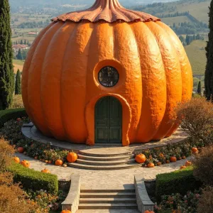 Pumpkin Pod Extravaganza: Gourd-ian Angel Hideaway