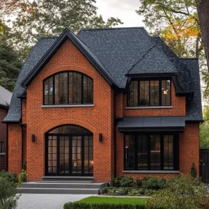 Preview of Burnt Sienna Sanctuary with Sleek Symmetry