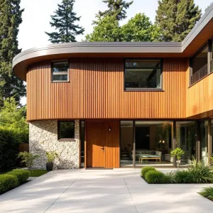 Curved Corner in the Timberland
