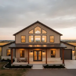Amber Gable Porch Barndo