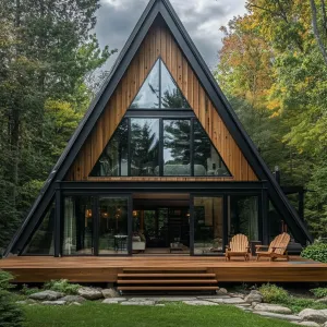A-Frame Fantasy in the Woods