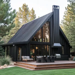 Chic Modern Cabin Hidden in the Pines