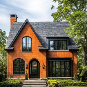 Preview of Gingerbread Brick Cottage with Charcoal Shingles