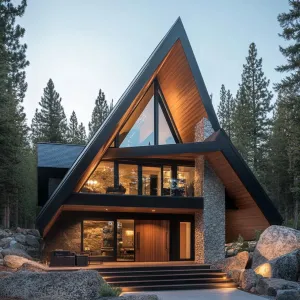 Front-Facing Peak Abode