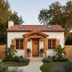 Cedar-Gable Terra Roof Cottage