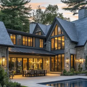 Gabled Glam: A Starry Country Sanctuary