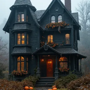 A Bewitched Abode: Candles and Cobwebs
