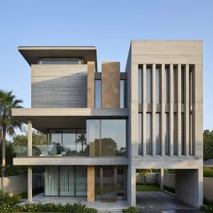 Ribbed Light-Well Concrete Manor