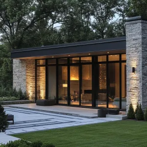 Sophisticated Stone: A Modern Bungalow Adventure