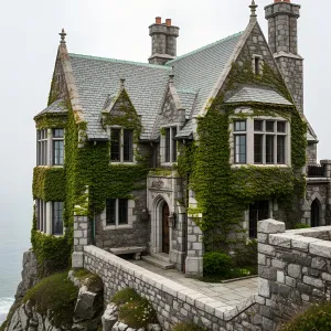 Gothic Castle with a Seaside Twist
