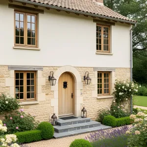 Charming Cottage Oasis with Lavender Greeting