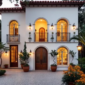 Charming Italian Villa Bathed in Warm Glow