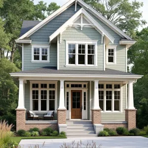 Elegant Eaves: Craftsman’s Homely Hug