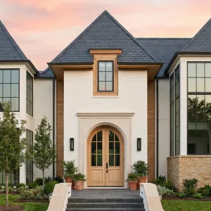 Slate Roof Manor Entryway