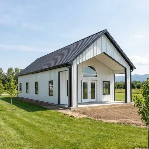 Monochrome Gable Meadow Home