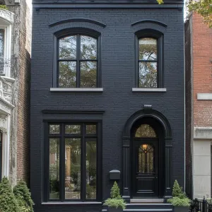 Midnight Brick Beauty in Urban Jungle