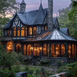 Enchanted Shadows: A Gothic Retreat